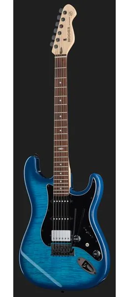 Mooer MSC31 Pro Guitar Blue Burst, yksityiskohta 2