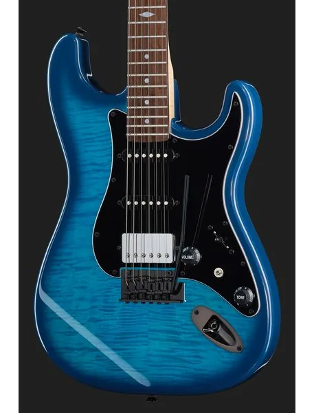 Mooer MSC31 Pro Guitar Blue Burst, yksityiskohta 4