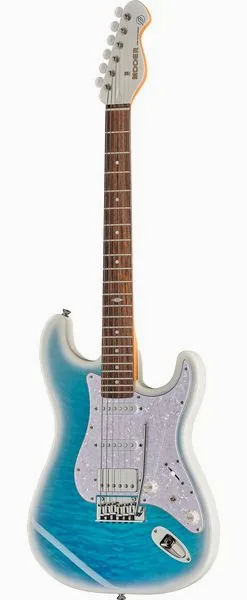 Mooer MSC40 Pro Guitar Dreamy Blue edestä