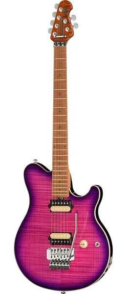 Music Man Axis Ollalieberry Flame edestä