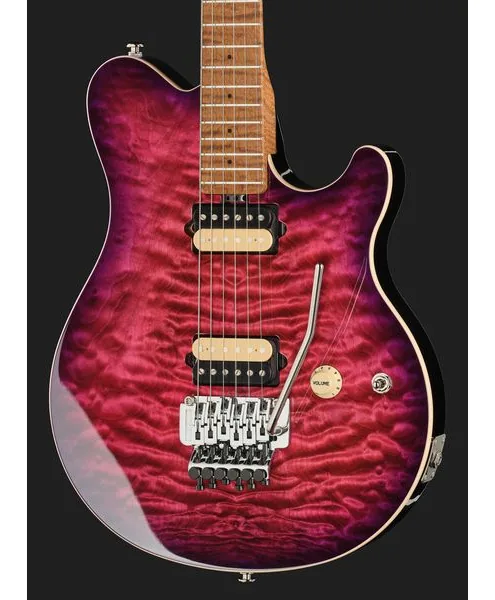 Music Man Axis Ollalieberry Quilt, yksityiskohta 4
