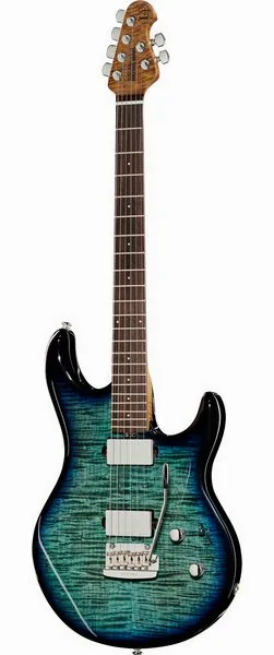 Music Man Luke IV HH Blue Dream edestä