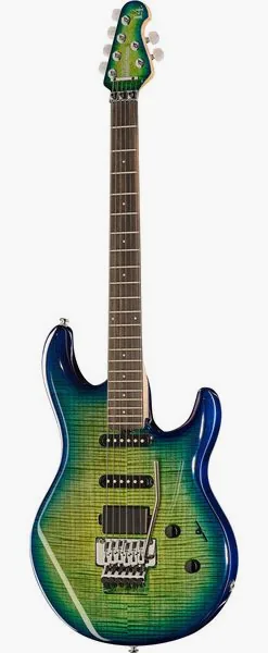 Music Man Luke IV HSS BFR Green Tide edestä