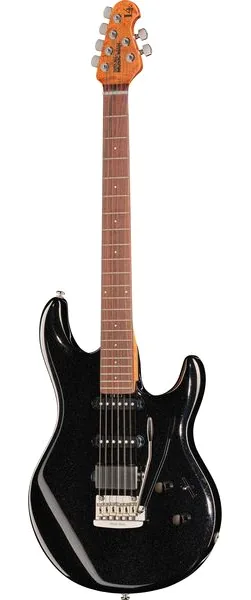 Music Man Luke IV HSS Black Sparkle edestä