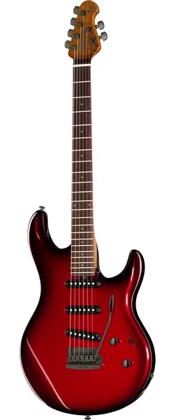 Music Man Luke IV SSS Redburst edestä