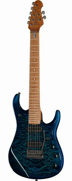 Music Man Petrucci JP15 7 Ultramarine QT edestä