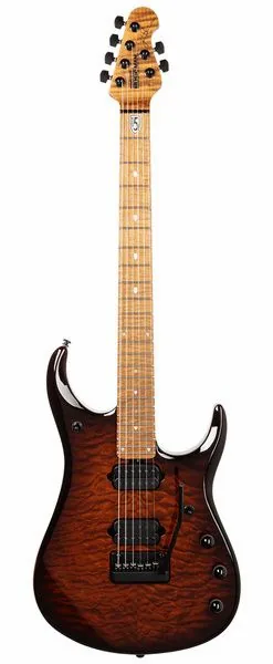Music Man Petrucci JP15 Amber Waves QT edestä