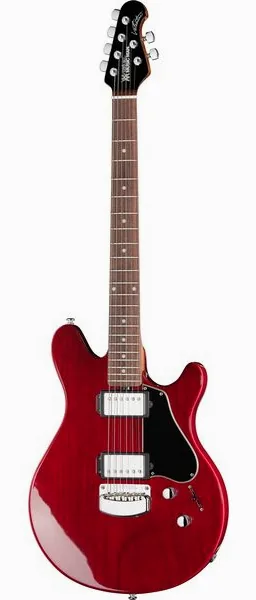 Music Man Valentine HH Cherry edestä
