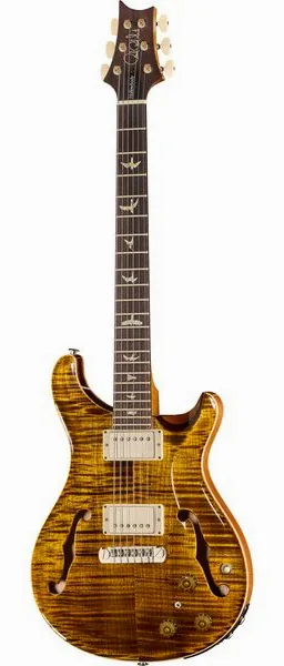 PRS Hollowbody II Piezo Yel. Tiger edestä