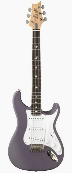 PRS JM Silver Sky RW Black Plum edestä