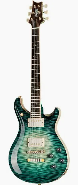 PRS McCarty 594 PS Teal Black Glow edestä