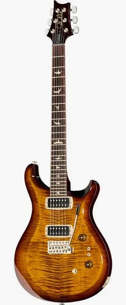 PRS S2 Custom 24-08 Black Amber edestä