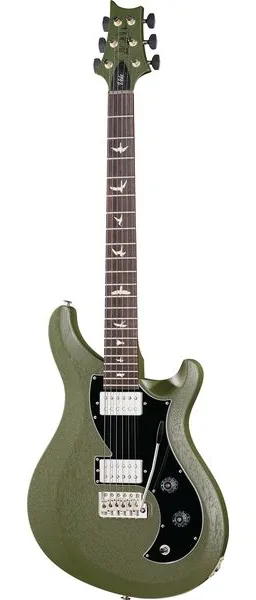 PRS S2 Vela Satin HHT Macha Green edestä