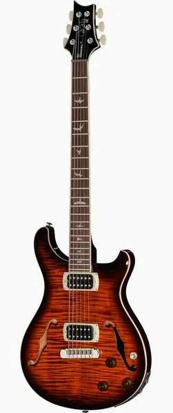 PRS SE Ed Sheeran Orange Tiger SB edestä