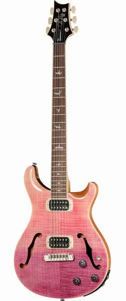 PRS SE Ed Sheeran Pink Ombre edestä