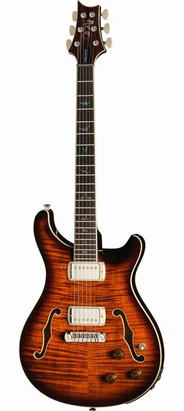 PRS SE Hollowbody II Piezo OTSB edestä