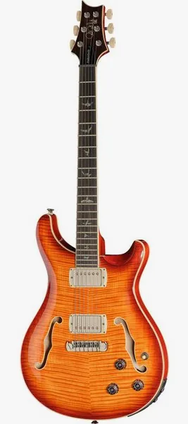 PRS SE Hollowbody II Piezo VSB edestä