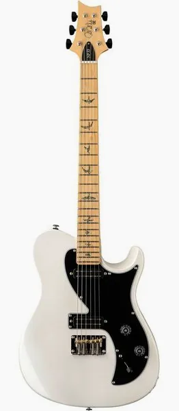 PRS SE NF 53 Pearl White edestä