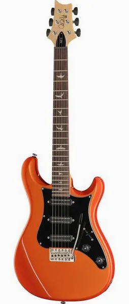 PRS SE NF3 Metallic Orange RW edestä