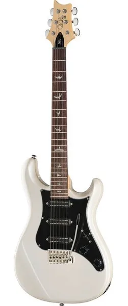 PRS SE NF3 Pearl White RW edestä