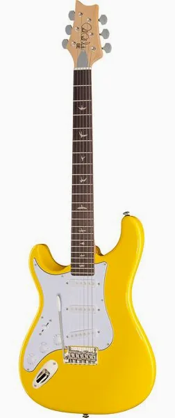 PRS SE Silver Sky Dandy Lion LH edestä
