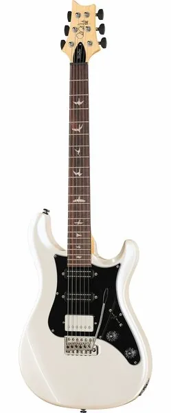 PRS SE Studio Standard Pearl White edestä