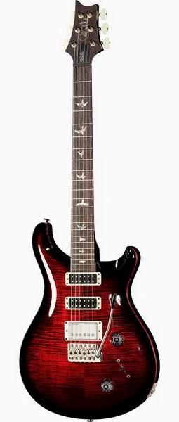 PRS Studio Fire Smokeburst edestä