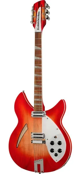 Rickenbacker 360/12C63 Fireglo 12-string edestä
