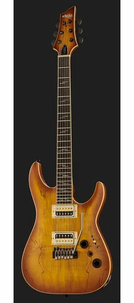 Schecter C-1 Exotic Spalted Maple SNVB, yksityiskohta 2