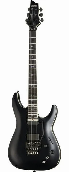 Schecter C-1 FR S SLS Evil Twin SBK edestä