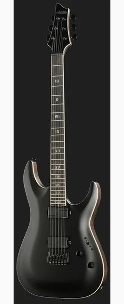 Schecter C-1 SLS Evil Twin Satin Black, yksityiskohta 2