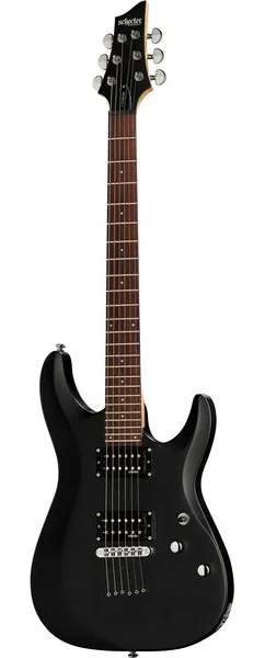 Schecter C-6 Deluxe SBK edestä