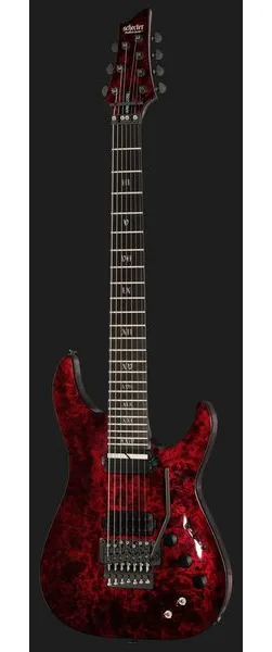 Schecter C-7 FR S Apocalypse Red Reign, yksityiskohta 2