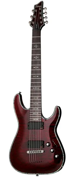 Schecter C-7 Hellraiser BCH edestä