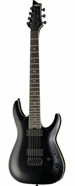 Schecter C-7 SLS Evil Twin SBK edestä