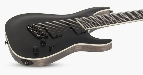 Schecter C-8 MS SLS Elite Evil Twin SBK, yksityiskohta 3