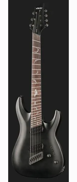 Schecter Damien 7 Multiscale SB, yksityiskohta 2