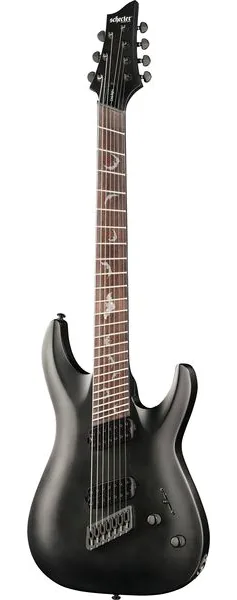 Schecter Damien 7 Multiscale SB edestä
