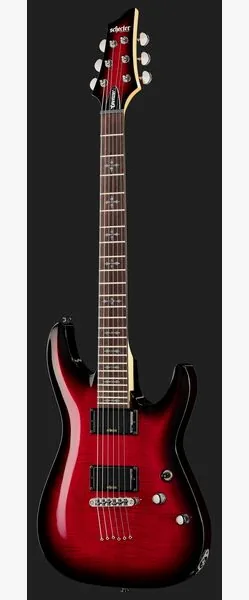 Schecter Demon-6 Crimson Red Burst, yksityiskohta 2