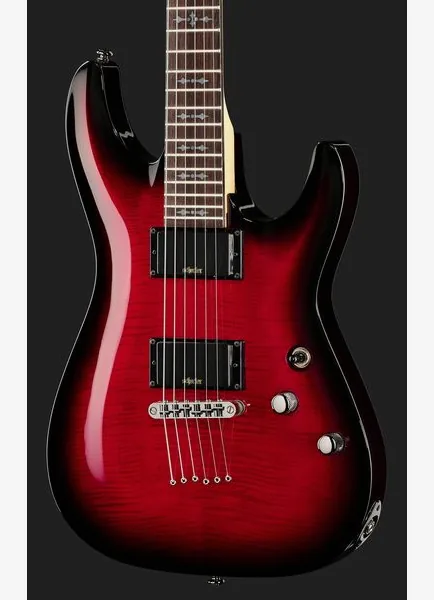 Schecter Demon-6 Crimson Red Burst, yksityiskohta 4