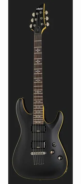 Schecter Demon-6 Satin Black, yksityiskohta 2