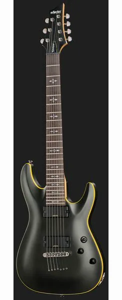 Schecter Demon 7-Satin Black, yksityiskohta 2