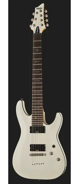 Schecter Demon 7 Vintage White, yksityiskohta 2