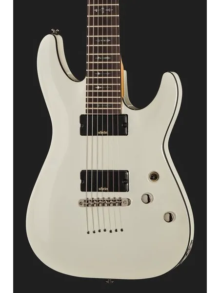 Schecter Demon 7 Vintage White, yksityiskohta 4