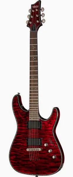 Schecter C-1 Hellraiser BCH edestä
