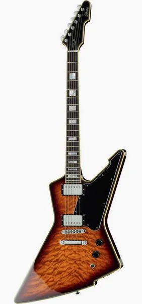 Schecter E-1 Custom Special Edition VSB edestä