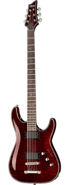 Schecter Hellraiser C-VI BCH edestä