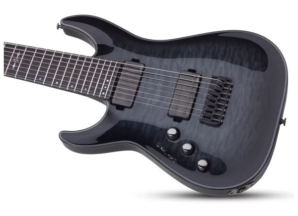 Schecter Hellraiser Hybrid C-8 LH TBB, yksityiskohta 2