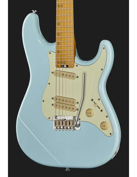 Schecter MV-6 Super Sonic Blue BB MN MF, yksityiskohta 4