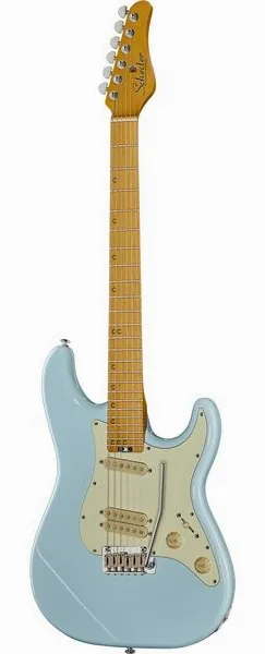 Schecter MV-6 Super Sonic Blue BB MN MF edestä